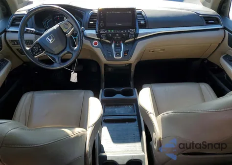 2019 Honda Odyssey Exl z USA, uszkodzony, nr VIN 5FNRL6H77KB122037